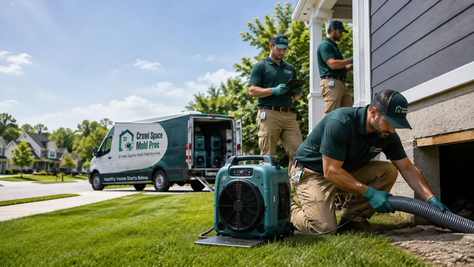 Crawl Space Mold Removal in Orwell, OH